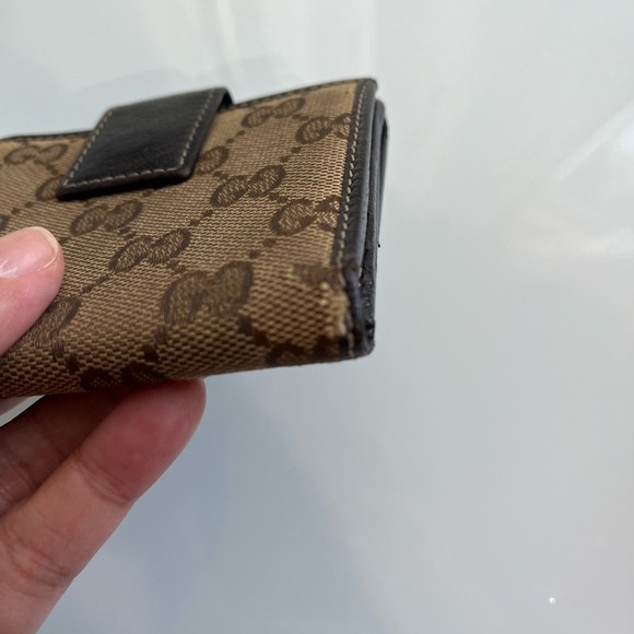GUCCI MONOGRAM PRINCY COMPACT FRENCH FLAP WALLET - Picture 4 of 16
